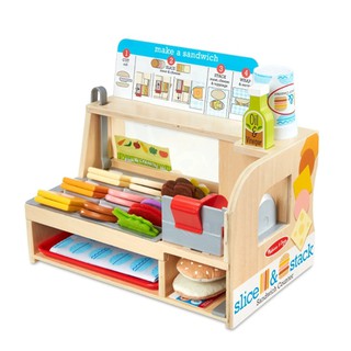 Melissa &amp; Doug - Slice &amp; Stack Sandwich Counter ชุดเค้าเตอร์แซนวิช