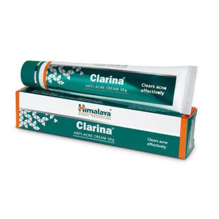 Clarina 30 กรัม ครีมทาสิวกล่องเขียวสูตรเข้มข้น ทาสิวอักเสบ