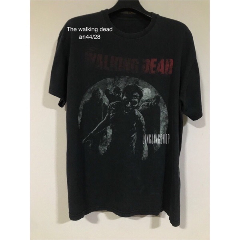 The walking dead เสื้อยืดมือสอง