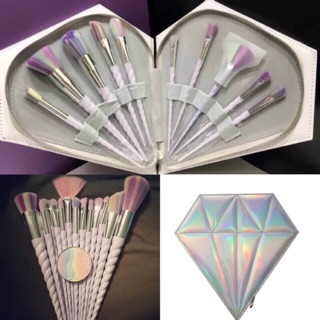 🦄เซ็ตแปรงยูนิคอร์นกระเป๋าเพชร💎Unicorn Makeup Brush