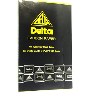 กระดาษคาร์บอน Delta ดำ-น้ำเงิน กระดาษก็อปปี้ กระดาษเคมี