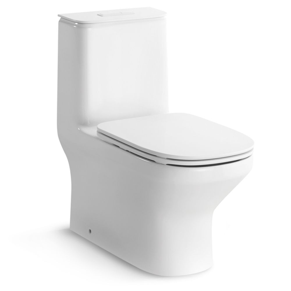 Sanitary ware 1-PIECE TOILET KOHLER K-77739X-SL-0 3/4.5L WHITE sanitary ware toilet สุขภัณฑ์นั่งราบ สุขภัณฑ์ 1 ชิ้น KOHL
