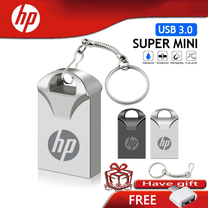 Hp Usb3.0 ไดรฟ์ปากกา 125Gb 512Gb 1Tb 2T โลหะ 64Gb 32Gb 16Gb 8Gb สําหรับพีซีโทรศัพท์มือถือ