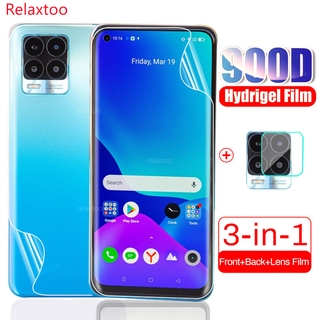 REALME 3 In 1 ฟิล์มกันรอยหน้าจอสําหรับ Oppo Realme 8 Pro 8Pro 8i Realme8 5G Pro 6.5" realme8pro