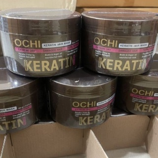 พร้อมส่งเคราตินมาร์คผมOCHI Keratin กู้ผมเสีย ผมแตกปลายผมมีน้ำหนัก