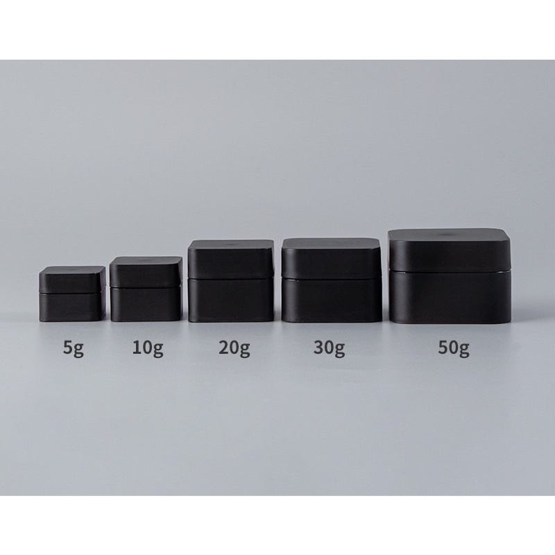 สินค้าใหม่กระปุกครีม โลชั่น ของจิปาถะพกพา ทรงเหลี่ยมด้าน 5/10/20/30/50g ดีไซด์ใหม่สีพาสเทล ชมพู,ฟ้า,ขาว,ดำ พร้อมส่งในไทย