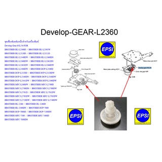 Develop-GEAR-L2360 ชุดเฟืองขับตลับหมึก Develop Gear 65L/34 FOR BROTHER HL-L2300/2360/2365/2380/DCP-L2520/2540/MFC-L2700