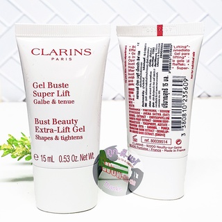 อกยกกระชับสวย 😘 Clarins Gel Buste Super Lift Galbe tenue Bust Beauty Extra Lift Gel Sahapes Tighte. ขนาดทดลอง ฉลากไทย