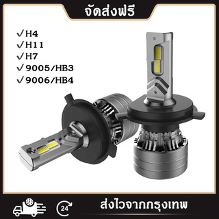 ยี่ห้อใหม่ LED ไฟหน้า Super Bright Canbus 64 W 12000lm 6500 K รถจักรยานยนต์รถหมอกไฟหน้า H4 H7 H11 9005/HB3 9006/HB4