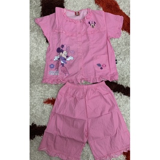 ชุดนอน แขนสั้นผู้หญิง มือ 1 อก 30-38 นิ้ว Minnie Mouse