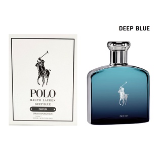 Ralph Lauren Polo Deep Blue Parfum 125 ml. กล่องขาว เทสเตอร์