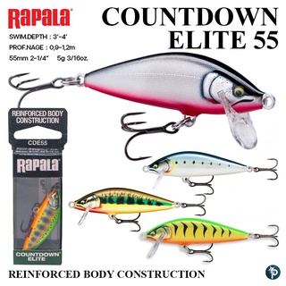 เหยื่อปลอม RAPALA COUNTDOWN ELITE รหัส CDE-55