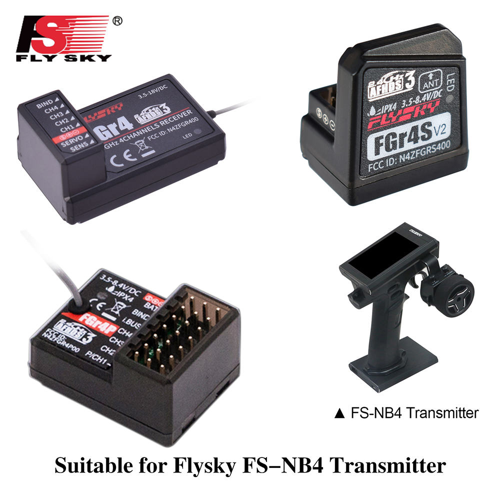 Flysky ตัวรับสัญญาณ FGR4 FGR4S FGR4P เสาอากาศเดี่ยว AFHDS 3 PPM/IBUS/PWM สําหรับ Flysky