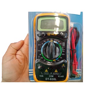 ดิจิตอลมัลติมิเตอร์อุปกรณ์ช่างเครื่องมือวัดไฟDigital Multimeter DT830L