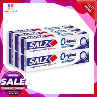 ซอลส์ ยาสีฟัน สูตรออริจินัล ขนาด 90 กรัม แพ็ค 6 กล่อง ผลิตภัณฑ์ดูแลช่องปากและฟัน Salz Original Toothpaste 90 g x 6
