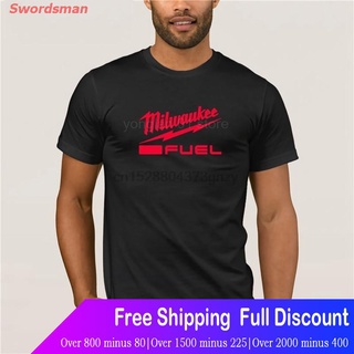 ผ้าฝ้าย 100% เสื้อยืดลำลอง Cotton Fashion 2021 Trend T-shirt Milwaukee Fuel T Shirt Power Tool Mens Cloting Per