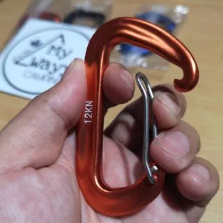 คาราบิเนอร์ 12 kn.สำหรับเปล คาราไบเนอร์ carabiner ห้อยเปล