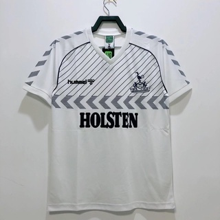 เสื้อกีฬาแขนสั้น ลายทีมชาติฟุตบอล Tottenham Hotspur 86 ชุดเหย้า AAA สไตล์เรโทร