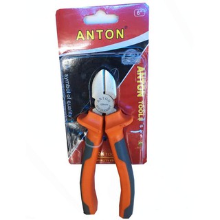 ANTON คีมปากตัด แอนตัน ขนาด 6 นิ้ว รุ่น AT-0005 / ANTON - 6-Inch Diagonal Cutting Pliers - Model Number AT-0005