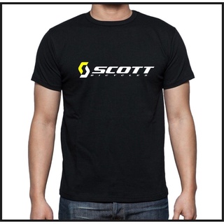 เสื้อยืด พิมพ์ลายโลโก้ Scott Bikes แฟชั่นฤดูร้อน สไตล์คลาสสิก สําหรับผู้ชาย