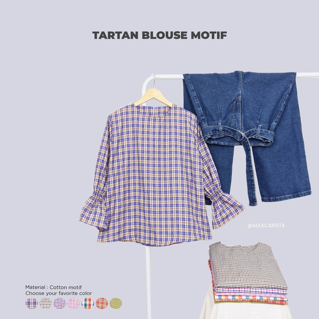เสื้อเบลาส์ Tartan Motif - AC - aleacarista.th - ThaiPick