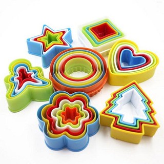 Colorful Multi-shape Plastic Mold Cookie Biscuit Cutter Mould Pastry Maker Tools Randomly Sent  💛Kitchentool