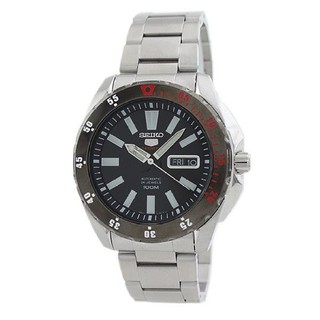 Seiko 5 Sport Automatic นาฬิกาข้อมือผู้ชายสายสแตนเลสตันรุ่นSRP361K1-Silver