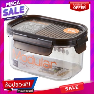 กล่องอาหารพลาสติก LOCKNLOCK LBF402 450 มล. ภาชนะใส่อาหาร FOOD CONTAINER LOCKNLOCK LBF402 450ML