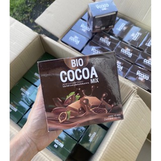 ไบโอโกโก้มิกซ์ Bio Cocoa Mix By Khunchan ของเเท้ 100%  2 กล่อง แถมแก้ว(ราคาต่อ 1 กล่อง)