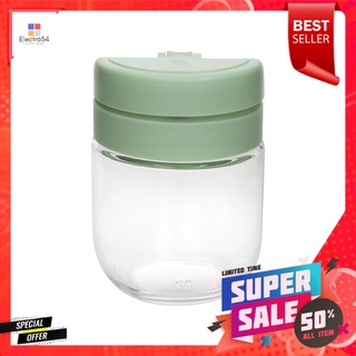 ขวดโหลแก้วฝากด KECH CLICKER 0.35 ลิตร สีเขียวGLASS JAR WITH PUSH-BUTTON LID KECH CLICKER 0.35L GREEN