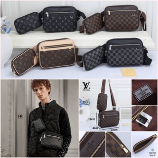 เช็คของก่อนสั่ง#เซต2ใบ#กระเป๋าสะพายผู้ชายLouis Vuitton#กระเป๋าสะพายผู้ชาย#กระเป๋าสะพายข้างผู้ชายlouis vuitton