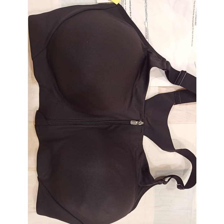 (นําเข้าจาก Us) All InMotion AD134 เสื้อเทรนนิ่งผู้หญิงสีดํา ไซส์ 40DD