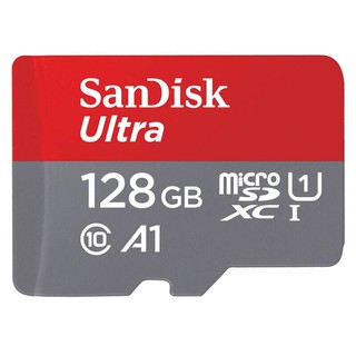 Sandisk Micro SD 128GB Class10 ความเร็ว 140MB/s ประกัน 10 ปี รุ่น SDSQUAB_128G_GN6MN