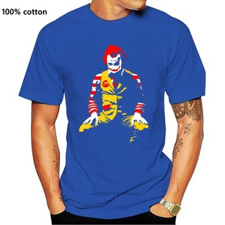 [S-5XL]เสื้อยืดลําลอง ลาย Ronald Mcdonald Joker เข้ากับทุกการแต่งกาย สําหรับผู้ชาย 129319