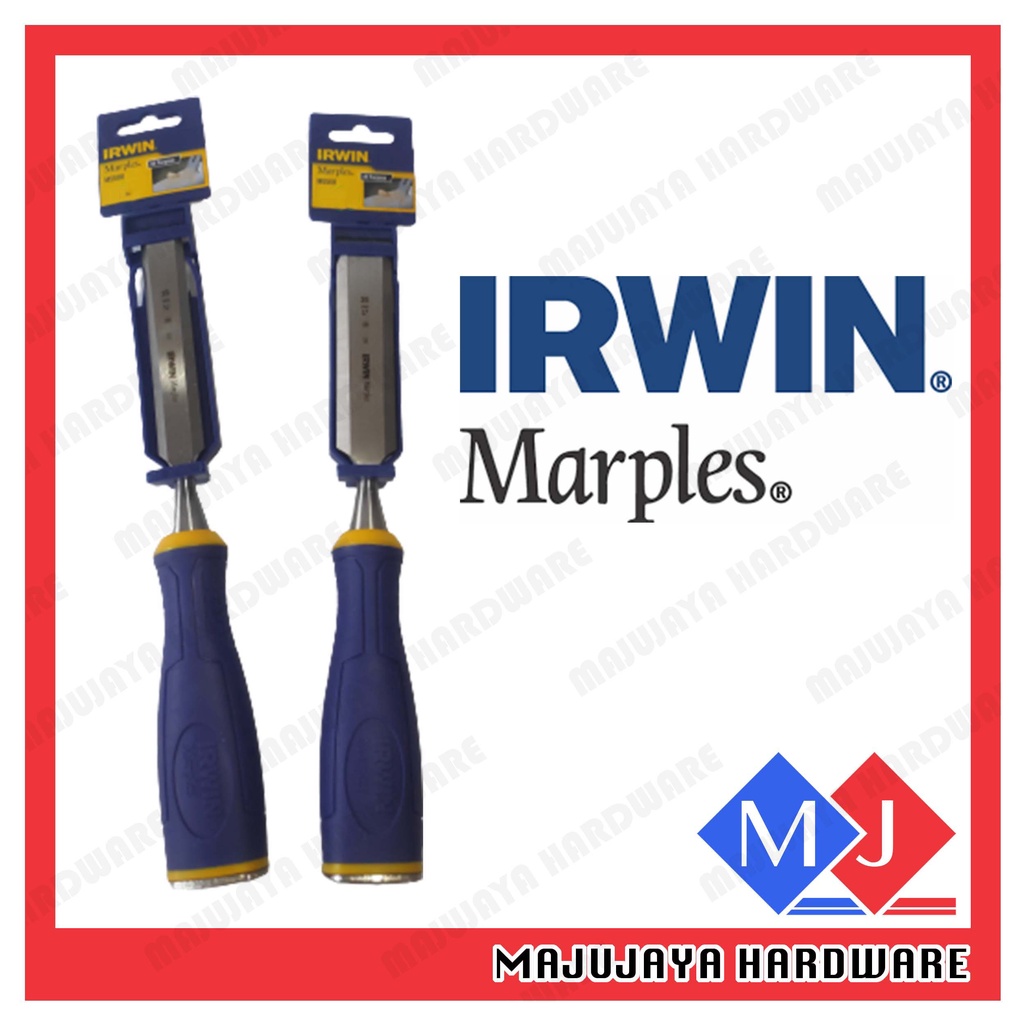 IRWIN Marples สิ่วไม้ สิ่วสําหรับงานหนัก Pahat Kayu 1" 3/4"
