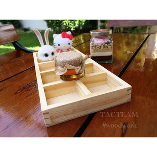 ใส่โค้ด SOME9 ลดอีก | กล่อง 10 ช่อง Mini-Furniture ไม้สน