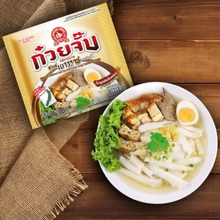 [ใหม่แบบลัง] ง่วนสูน ก๋วยจั๊บ กึ่งสำเร็จรูปน้ำใส และน้ำพะโล้โบราณ สไตล์เยาราช 65g x 24 ซอง