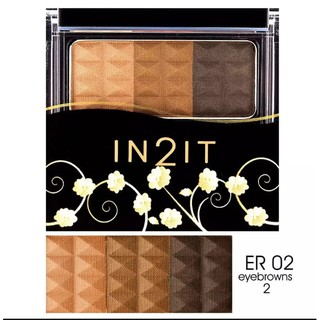 IN2IT วอเตอร์พรูฟ อายบราว คัลเลอร์ ER02 (Eyebrown 2)