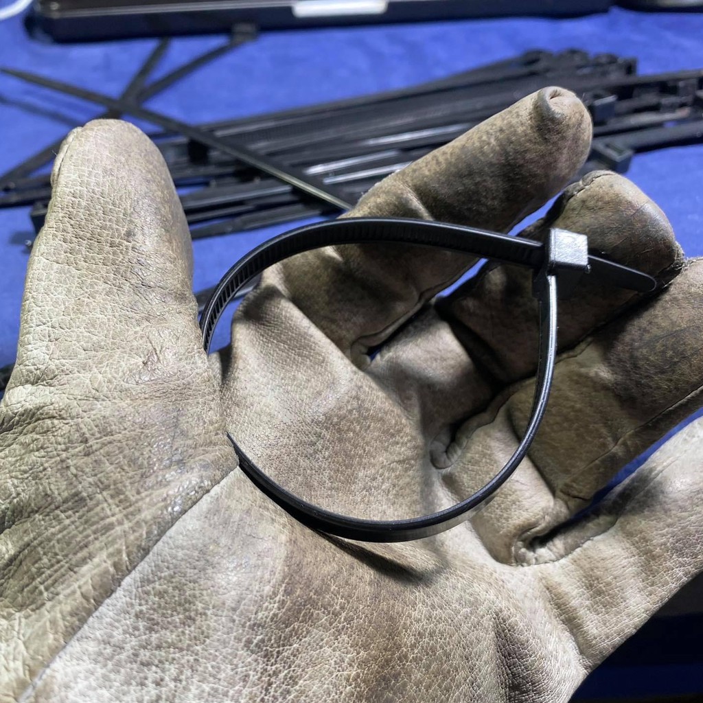 FORCH Cable ties เคเบิ้ลไทร์ สายรัดสายไฟ สีขาว สีดำ ห่อละ รูปที่ 7