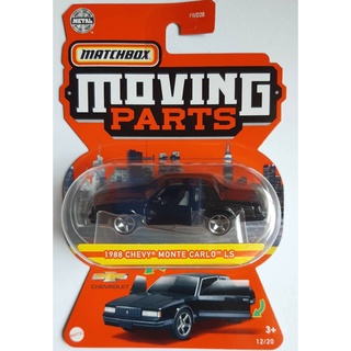 Matchbox 1/64 No.12 Moving Parts 1988 Chevy Monte Carlo LS GWB44