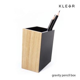 KlearObject Gravity pencil box กล่องอะคริลิคใส่ปากกา กล่องใส่ดินสอ ที่ใส่เครื่องเขียน กล่องใส่เครื่องเขียน : K195