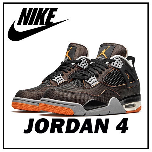 แท้ Nike Air Jordan 4 Retro Aj4 เบาะลมกันกระแทกและรองเท้ากีฬาที่ทนต่อ