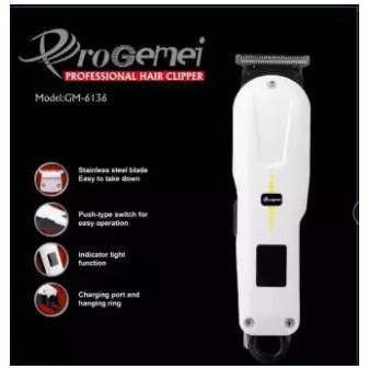 PROGEMEI GM-6136 HAIR TRIMMER PROFESSIONAL HAIR TRIMMER BEARD TRIMMER