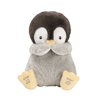 [ใช้ 2 โค้ดลดเพิ่ม] Gund ตุ๊กตาผ้าเพนกวินมีเสียง Baby Animated Kissy The Penguin