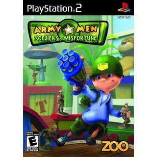 แผ่นเกมส์ Play Station2 PS2  Army Men Soldiers Of Misfortune ( 1 DVD )