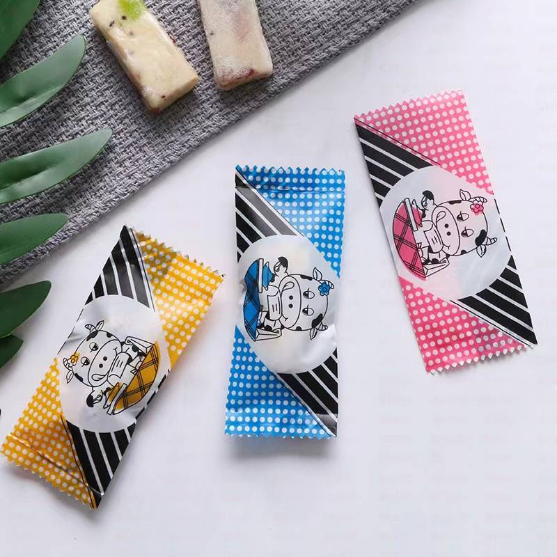 ซองใส่ลูกอม ขนาด4*9.5ซม. แพ็คละ95-100ใบ ซองใส่นูกัต ถุงซีลใส่ตังเมไต้หวัน ถุงซีลใส่ท็อปฟี่ - รูปที่ 4