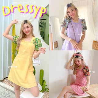 🌸DressyPพร้อมส่ง🌸 รหัสG05 ชุดเดรส เกาหลี น่ารัก สีพาสเทล