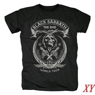 Xy Black Sabbath Blacksabbath Rock เสื้อยืดแขนสั้น สีดํา สไตล์คลาสสิก สําหรับผู้ชาย