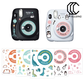 T~ สติ๊กเกอร์ลายการ์ตูน Diy สําหรับติดตกแต่งกล้อง Fuji Instax Mini11 5ชิ้น