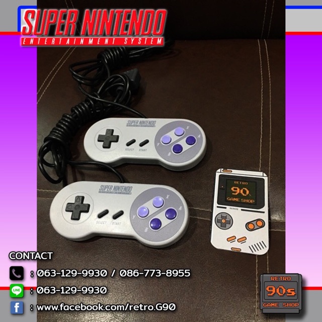 SUPER NINTENDO ENTERTAINMENT SYSTEM - Retrogame90s - ThaiPick